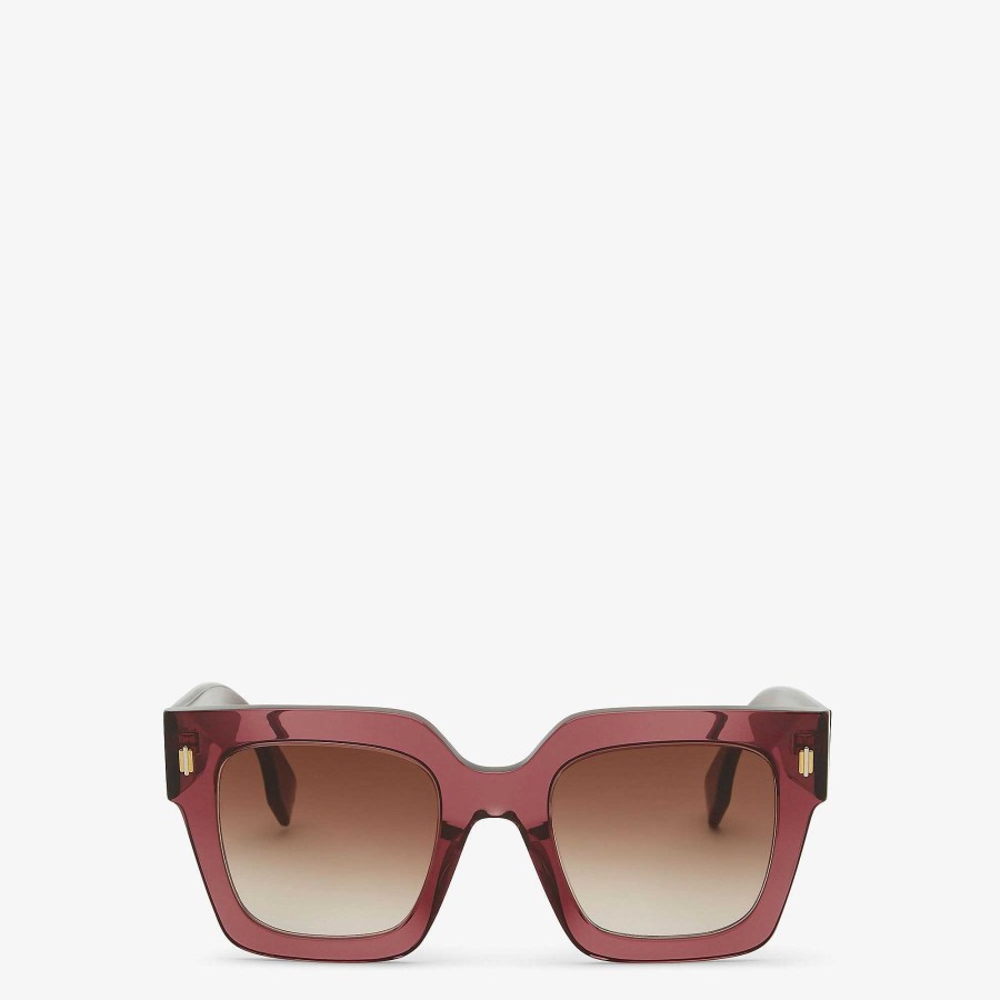 Women Fendi Sunglasses | Fendi Roma Purple