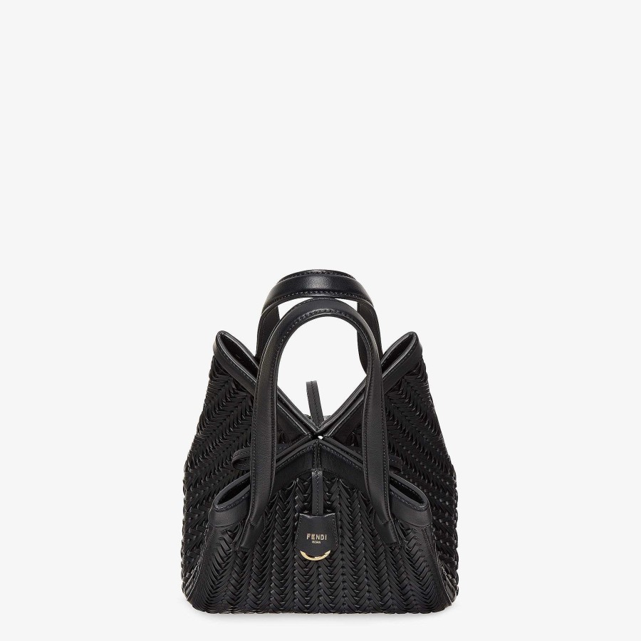 Women Fendi Bucket Bags | Fendi Origami Medium Black