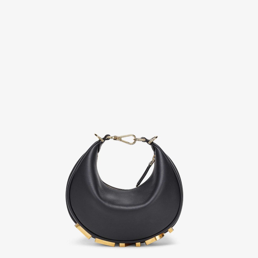 Women Fendi Hobo Bags | Fendigraphy Mini Black