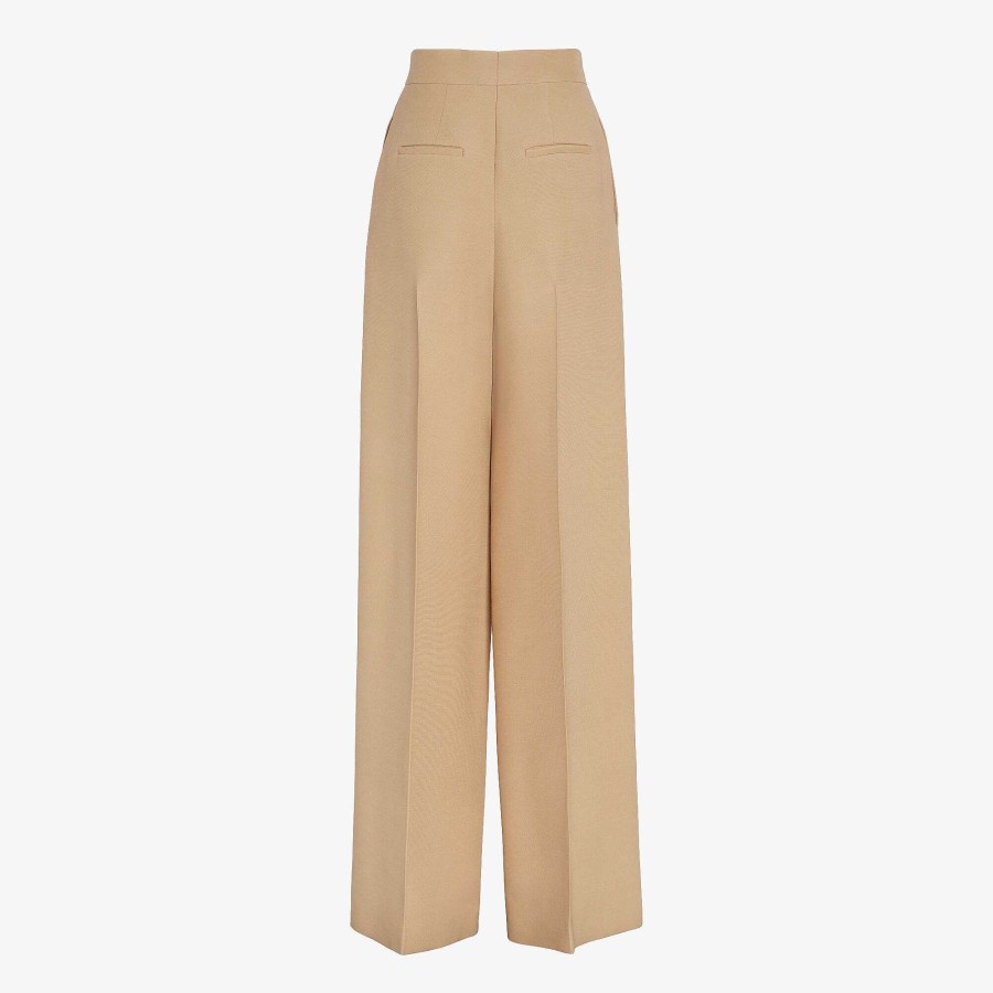 Women Fendi Pants & Shorts | Pants Beige