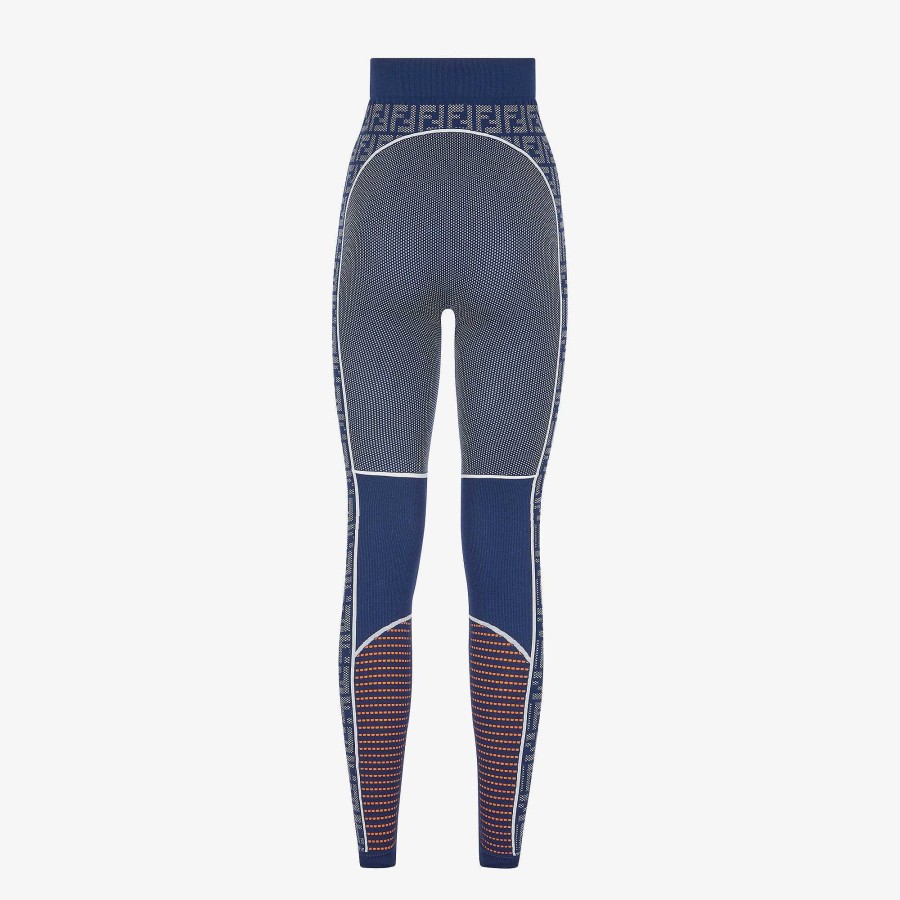 Women Fendi Skiwear | Leggings Blue