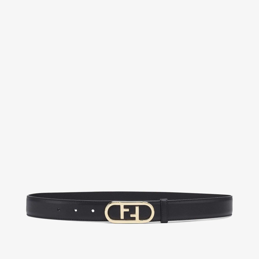 Women Fendi Belts | Fendi O'Lock Belt Black