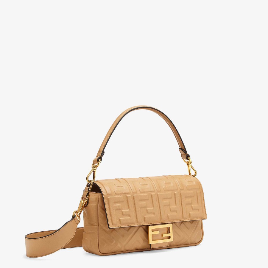 Women Fendi Shoulder & Crossbody Bags | Baguette Beige