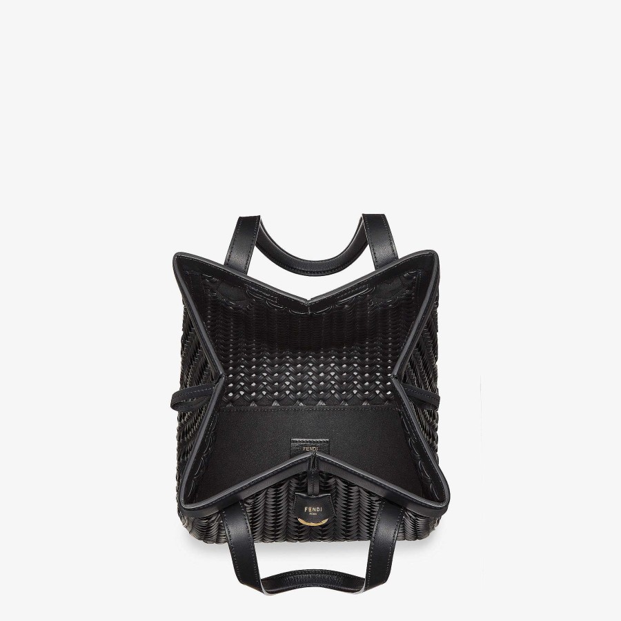 Women Fendi Bucket Bags | Fendi Origami Medium Black