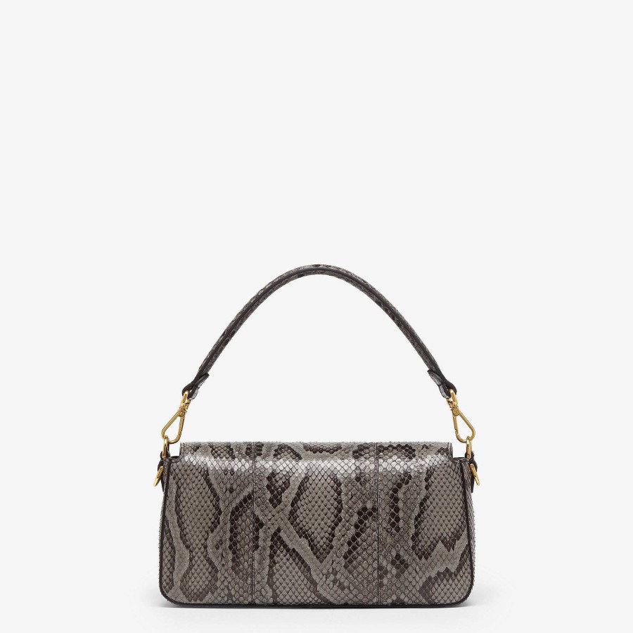 Women Fendi Exotic Bags | Baguette Gray