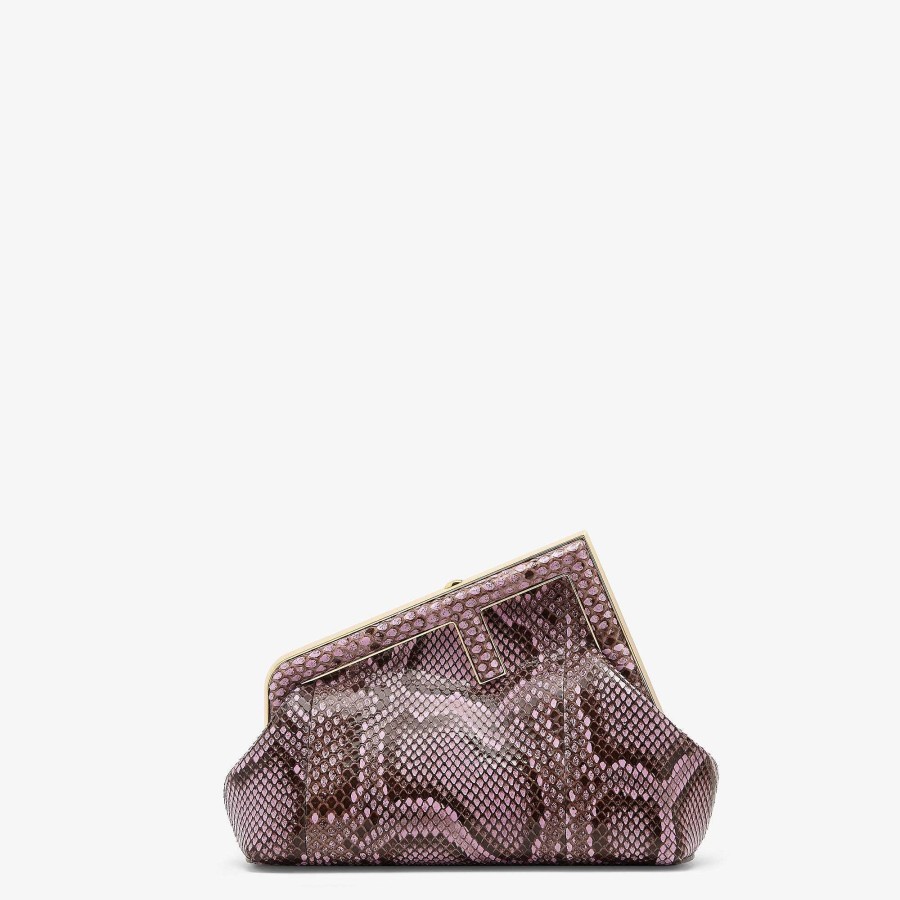 Women Fendi Exotic Bags | Fendi First Small Purple