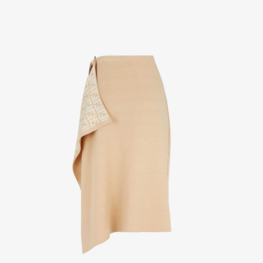 Women Fendi Skirts | Skirt Beige