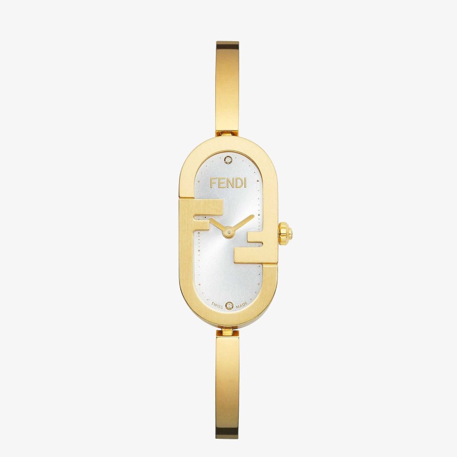 Women Fendi Bracelets | O'Lock Vertical Gold