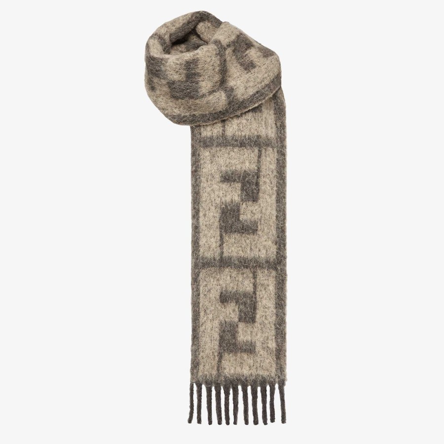 Men Fendi Scarves | Scarf Beige