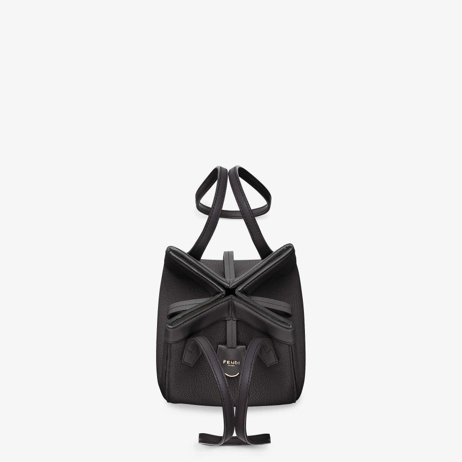 Women Fendi Bucket Bags | Fendi Origami Mini Black