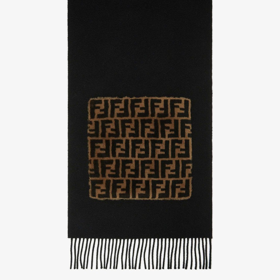 Women Fendi Scarves & Ponchos | Fendi Scarf Brown