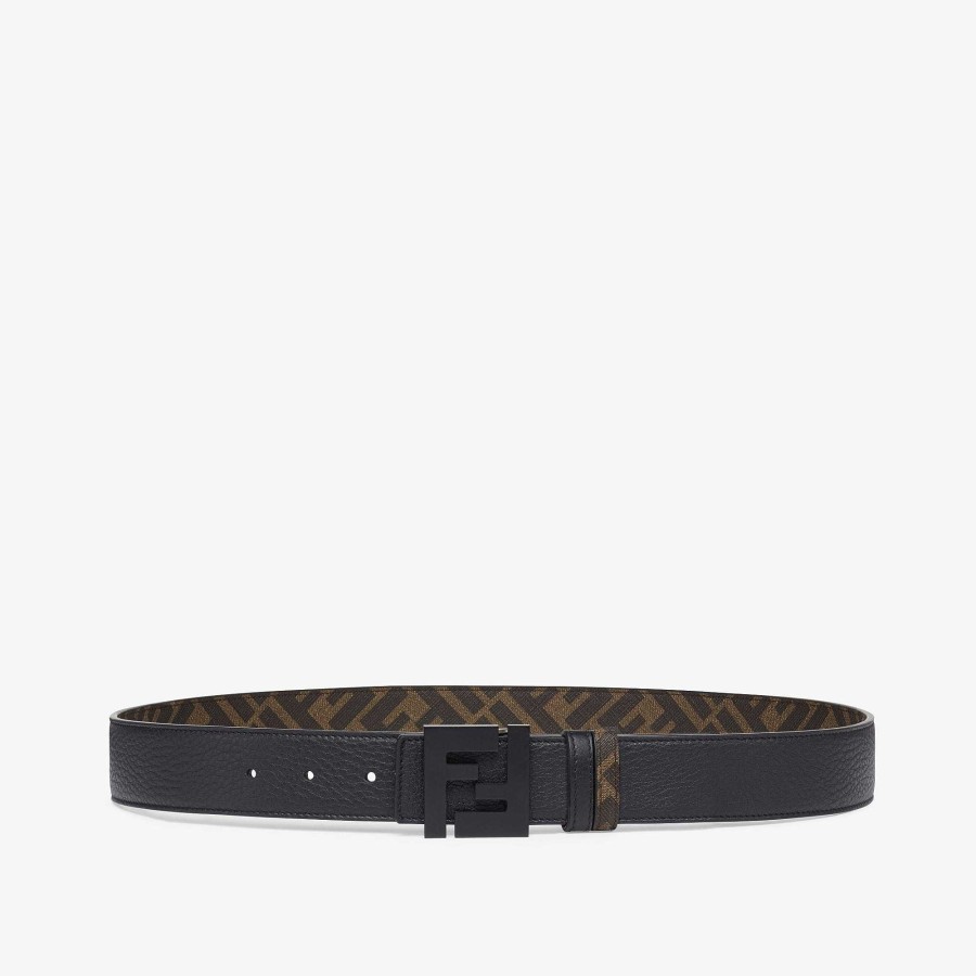 Men Fendi Belts | Ff Belt Brown