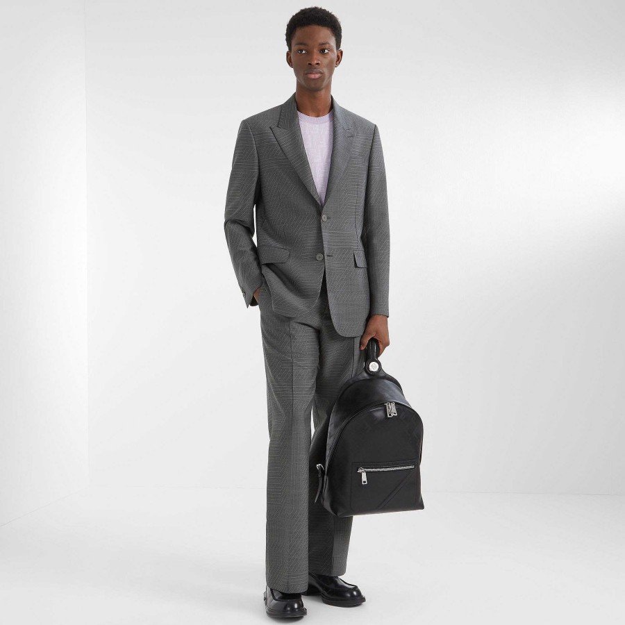 Men Fendi Jackets & Suits | Jacket Gray