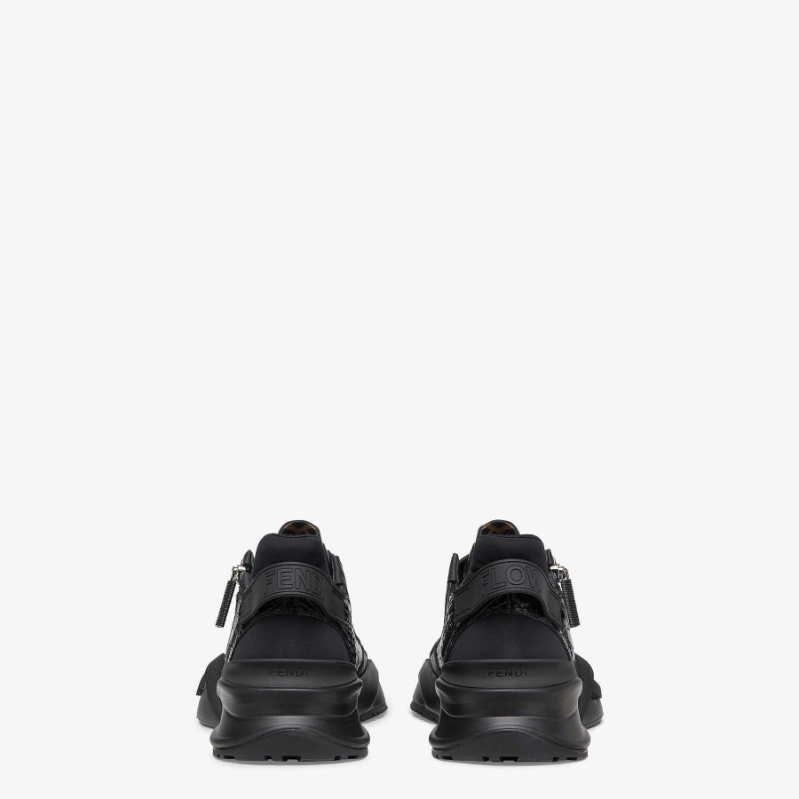 Men Fendi Sneakers | Fendi Flow Black