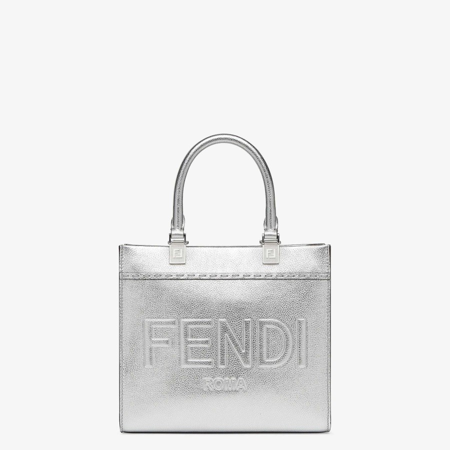 Women Fendi Fendi Sunshine | Fendi Sunshine Small Silver