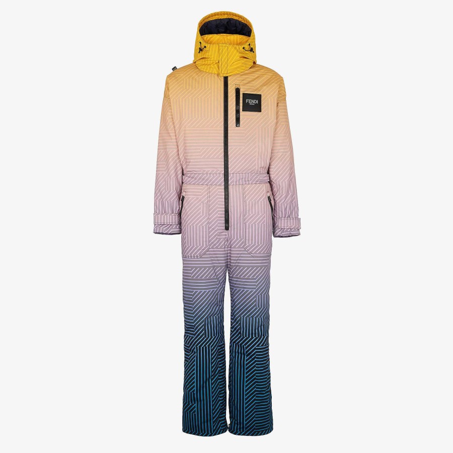 Men Fendi Skiwear | Ski Suit Multicolor