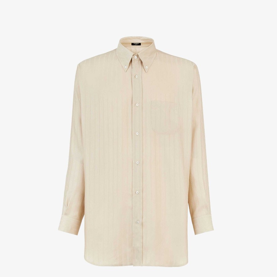 Men Fendi Shirts | Shirt Beige