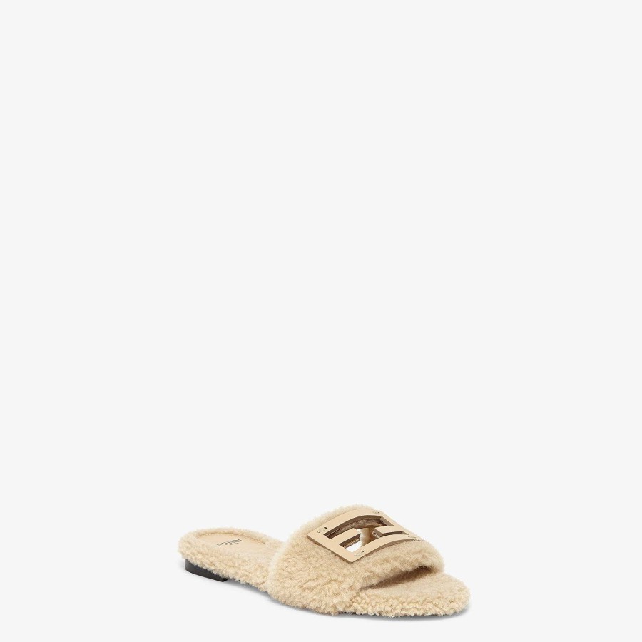 Women Fendi Sandals & Slides | Baguette Beige