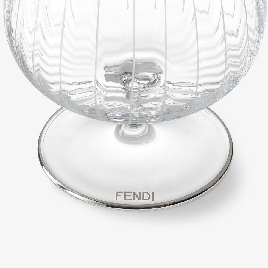 Home Decor & Lifestyle Fendi | Fendi Roma Set Of Brandy Glasses Transparent