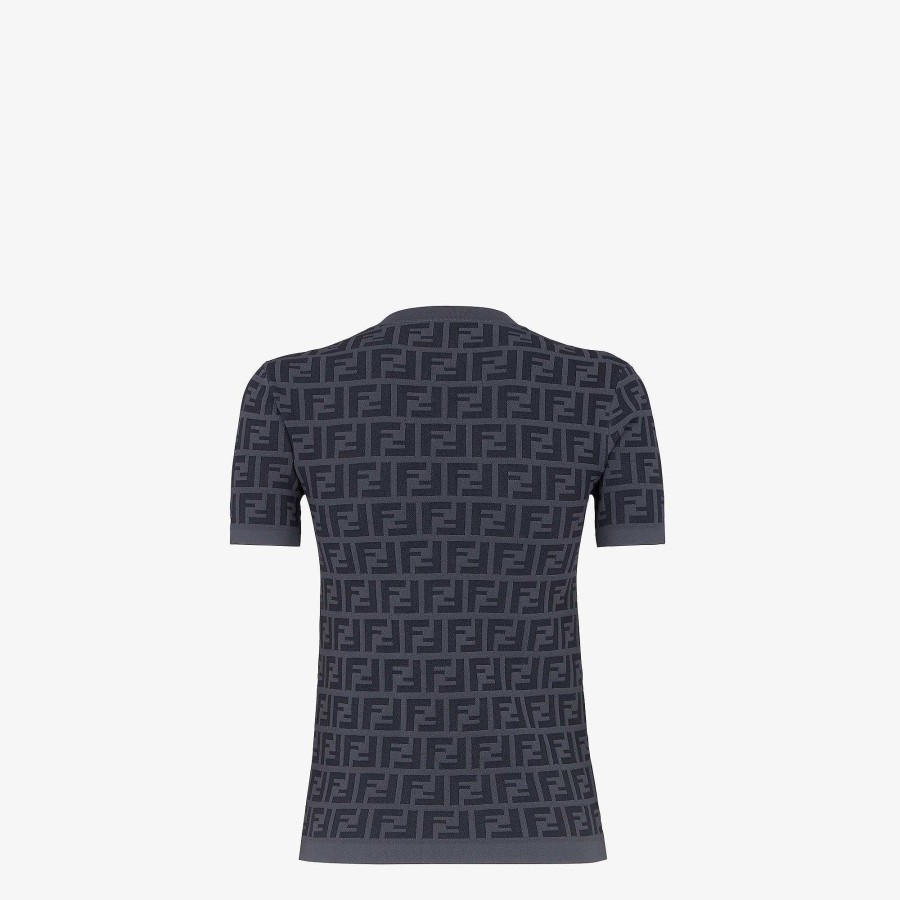 Women Fendi T-Shirts & Sweatshirts | Sweater Gray