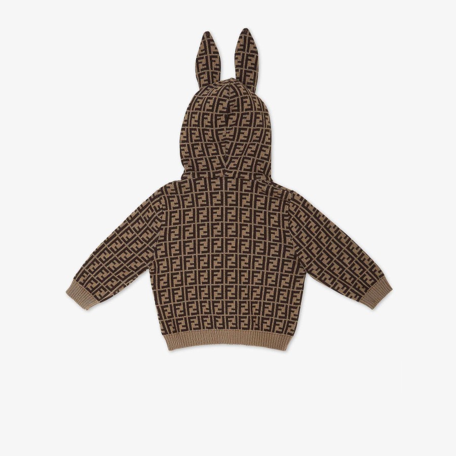 Kids Fendi Baby Boy | Baby Cardigan With Ears