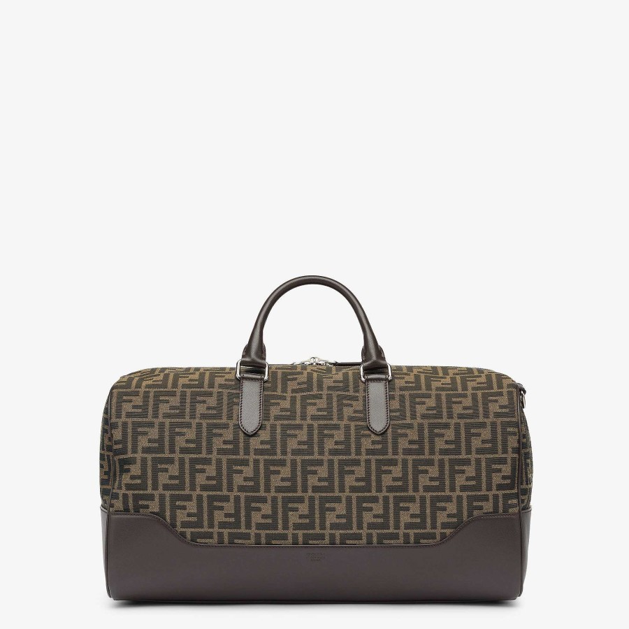 Men Fendi Travel Bags | Medium Duffle Brown