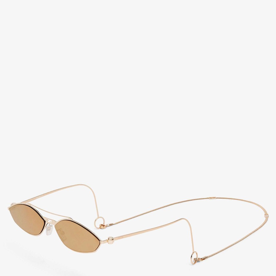 Women Fendi Sunglasses | Baguette Silver