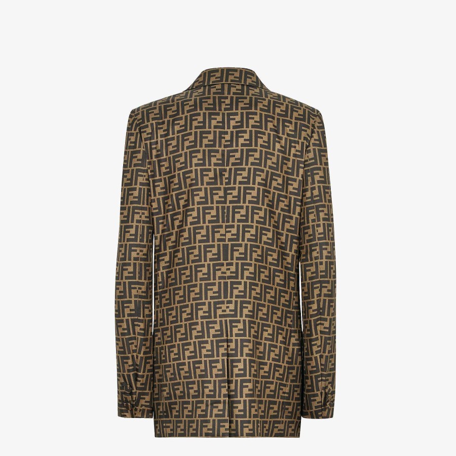 Women Fendi Jackets | Jacket Brown