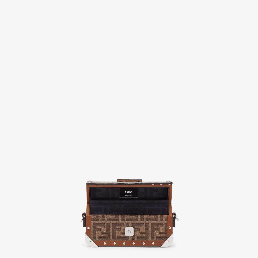 Men Fendi Baguette | Baguette Trunk Mini Brown