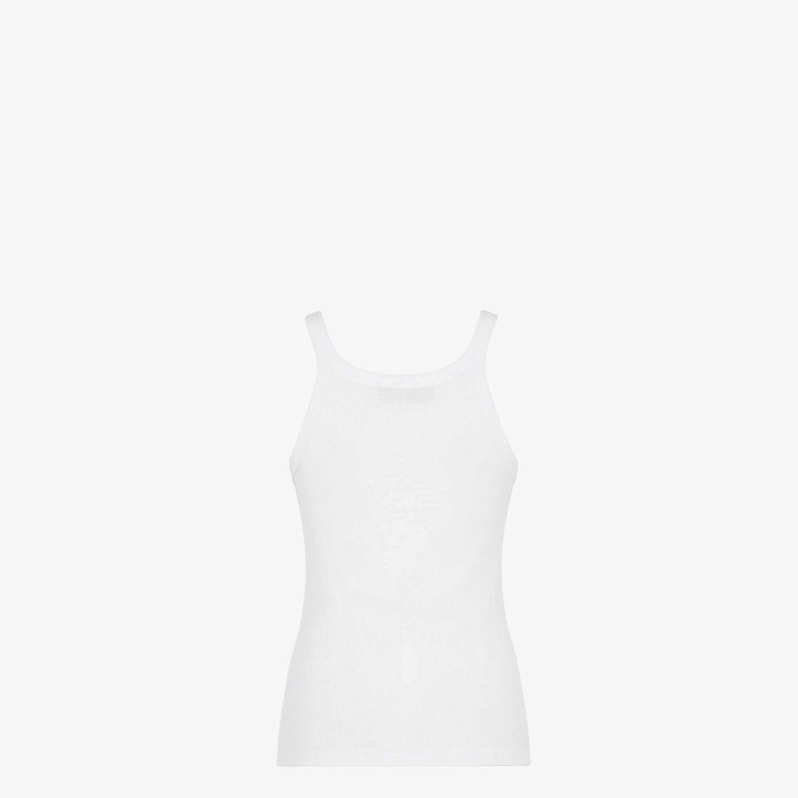 Women Fendi Activewear | Top White