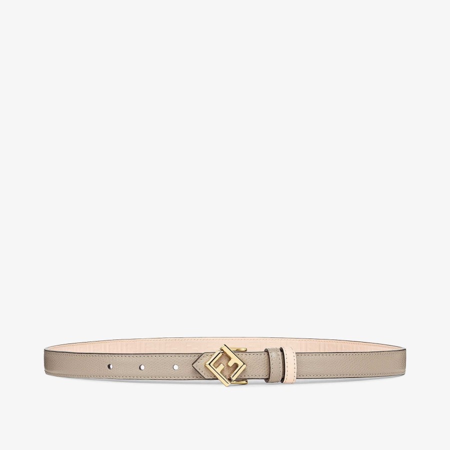 Women Fendi Belts | Ff Diamonds Belt Gray