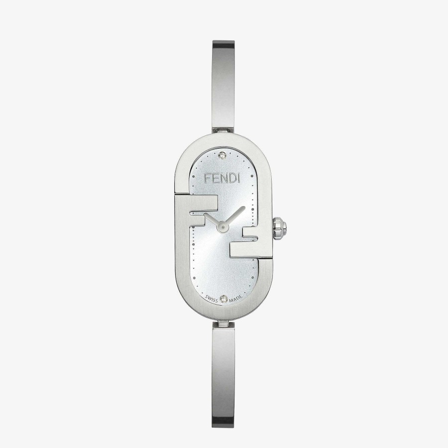 Women Fendi Bracelets | O'Lock Vertical Silver