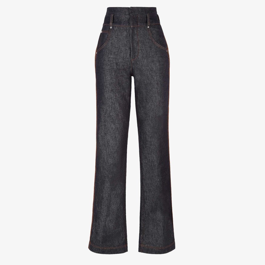 Women Fendi Denim | Pants Blue