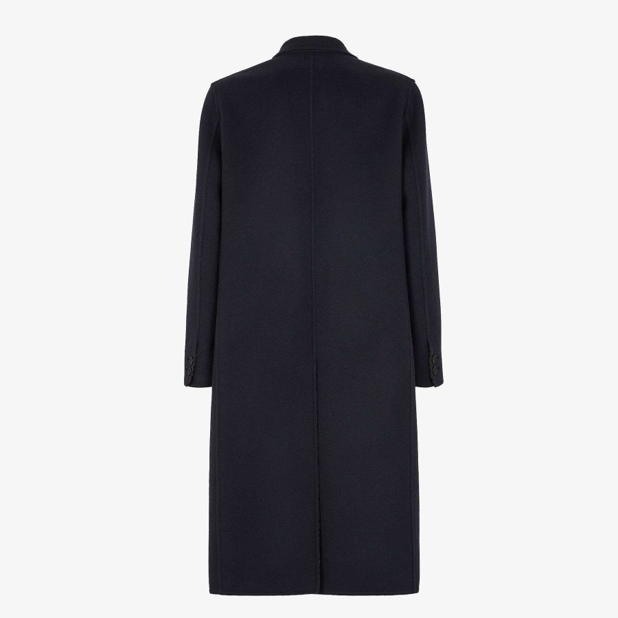 Men Fendi Outerwear | Coat Blue