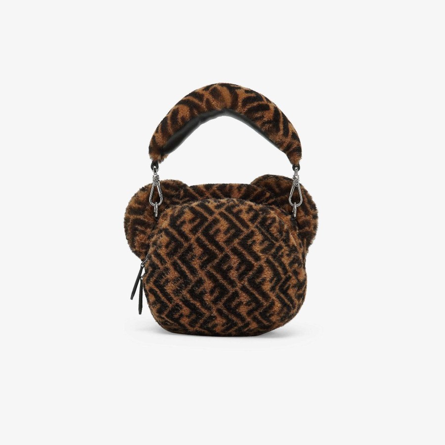 Kids Fendi Accessories | Shearling Bag Multicolor