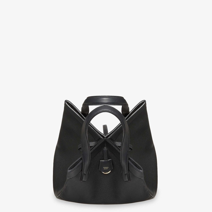 Women Fendi Bucket Bags | Fendi Origami Large Black