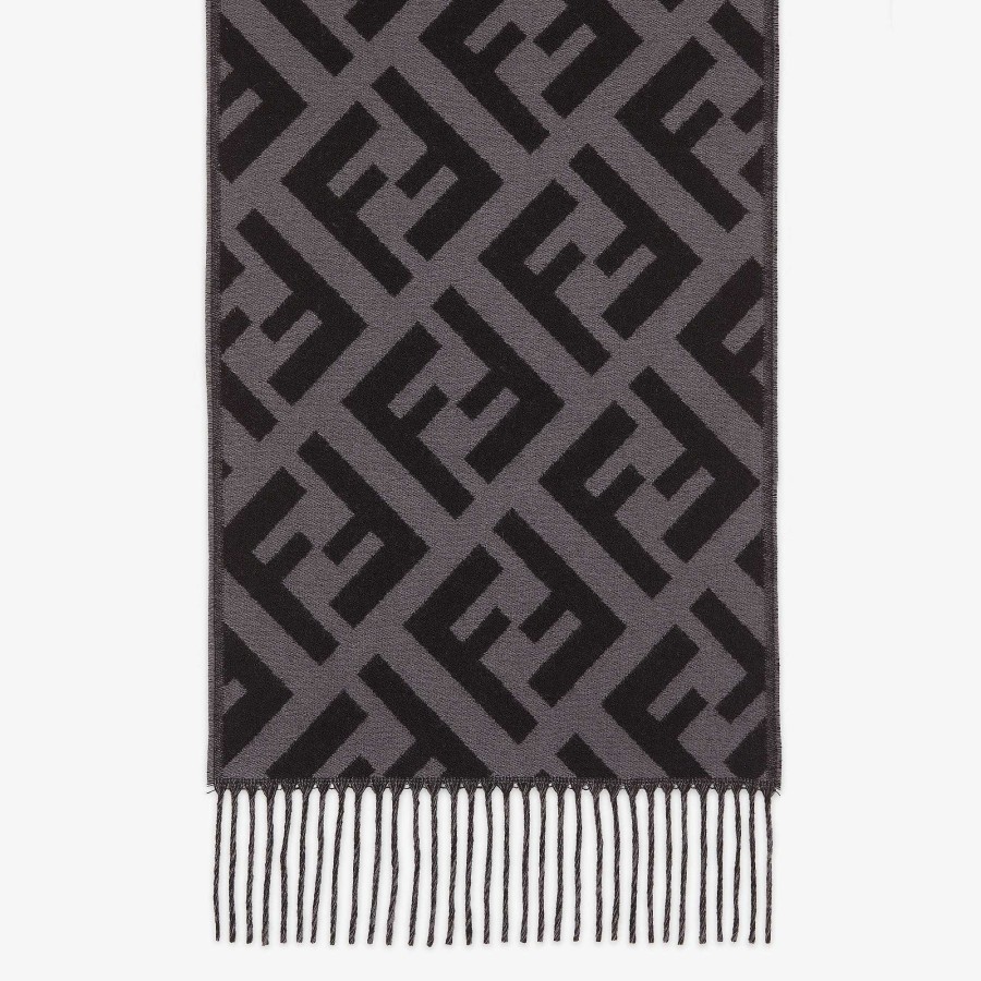 Men Fendi Scarves | Scarf Black