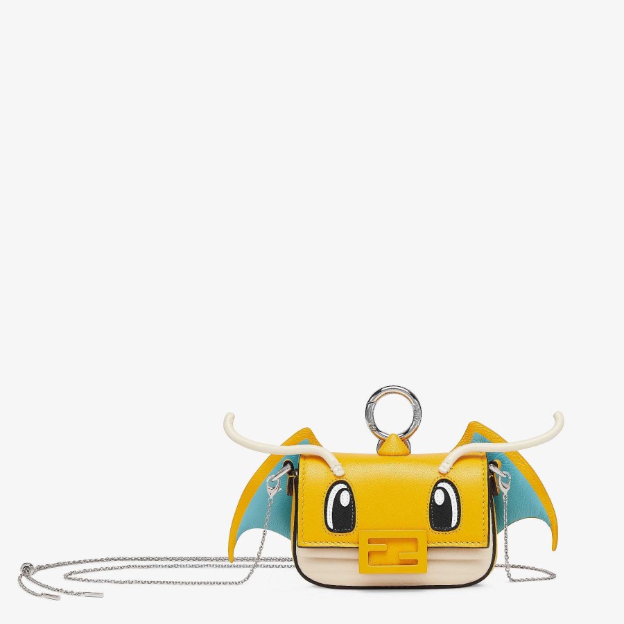 Fendi X Frgmt X Pokemon Fendi | Nano Baguette Charm Yellow