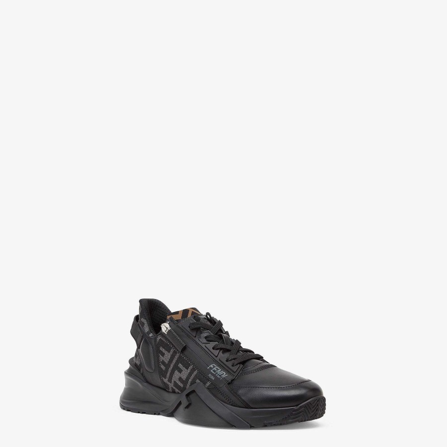 Men Fendi Sneakers | Fendi Flow Sneakers Black