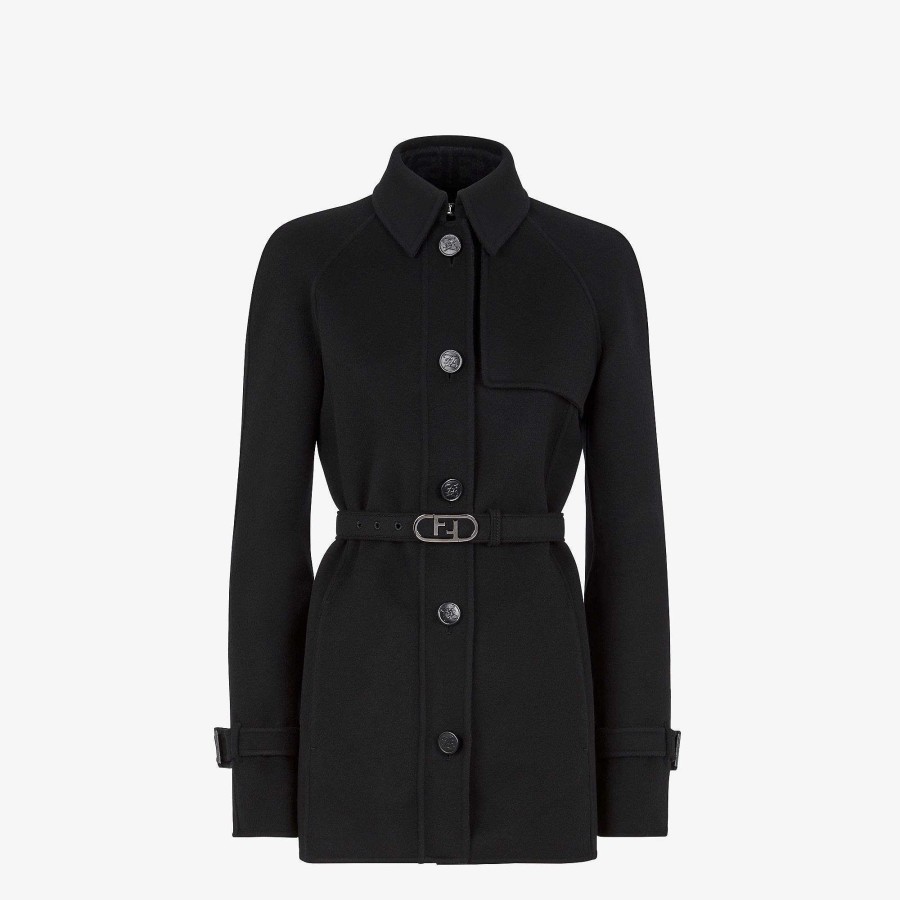 Women Fendi Jackets | Jacket Black