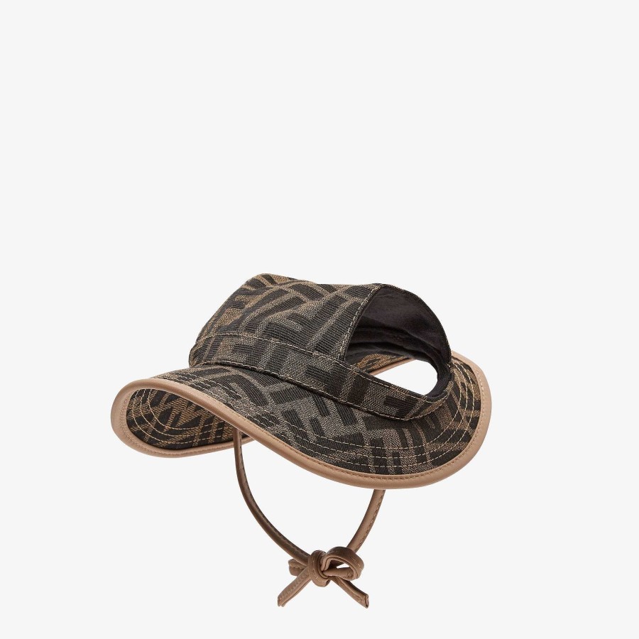 Men Fendi Pet Accessories | Dog Hat Brown