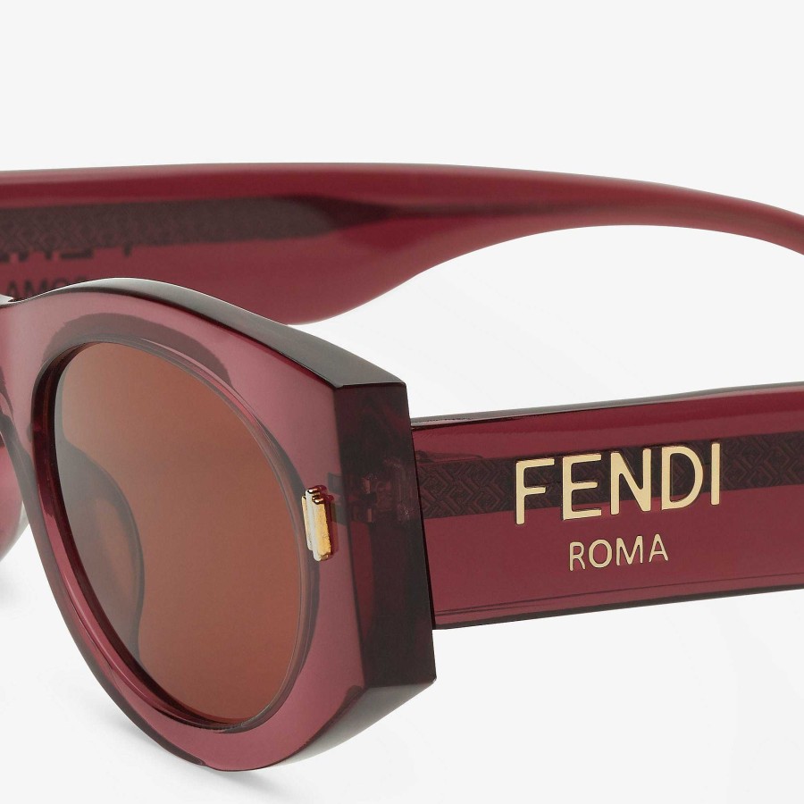 Women Fendi Sunglasses | Fendi Roma Purple