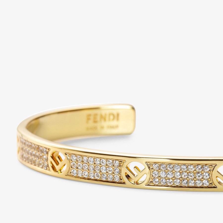 Women Fendi Bracelets | F Is Fendi Bracelet Gold