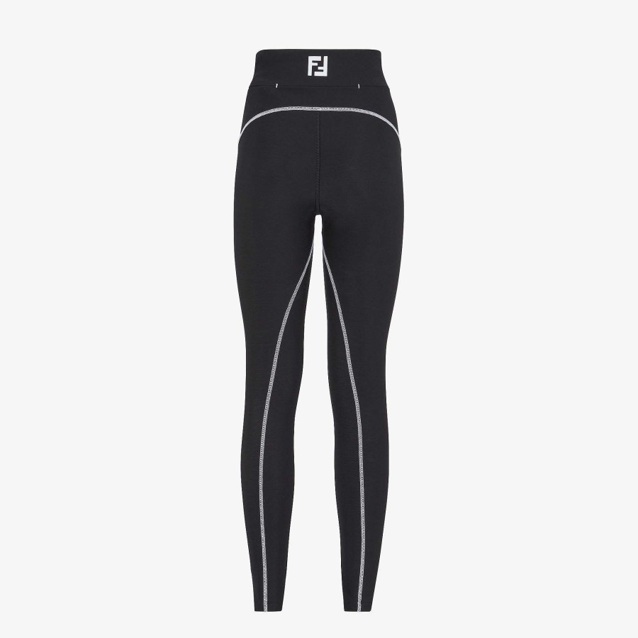 Women Fendi Skiwear | Leggings Black