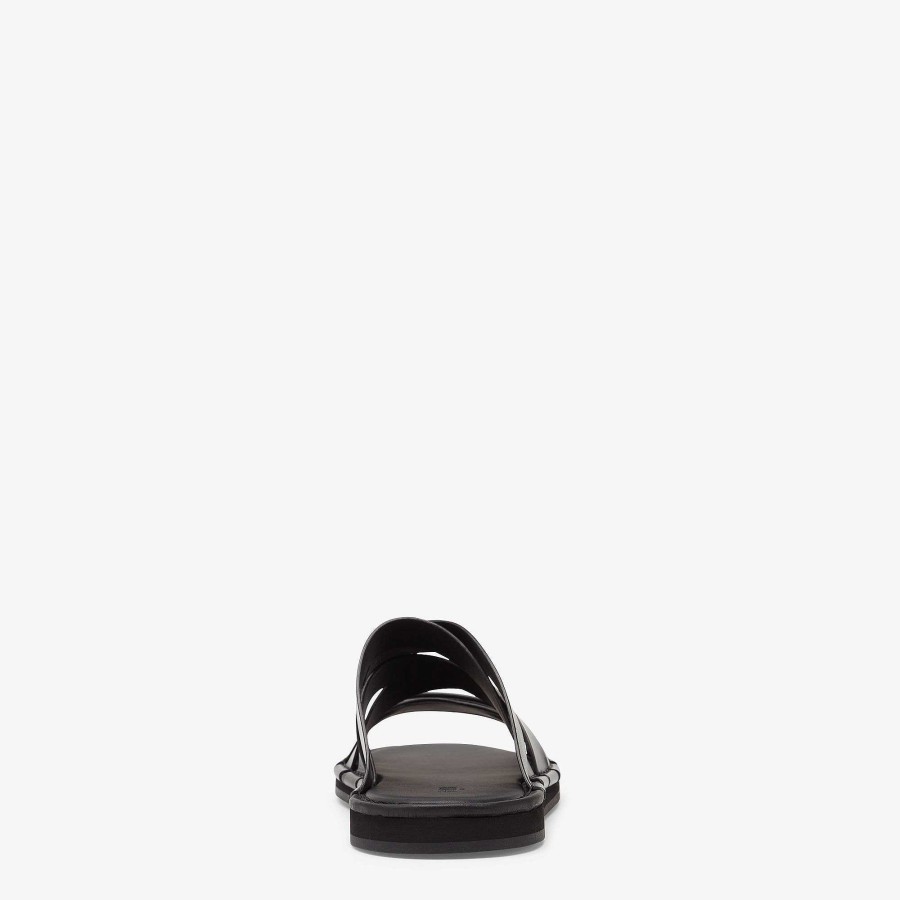 Men Fendi Slides & Sandals | Sandals Black