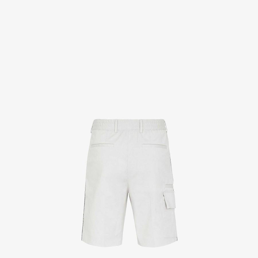 Men Fendi Pants & Shorts | Short Pants White