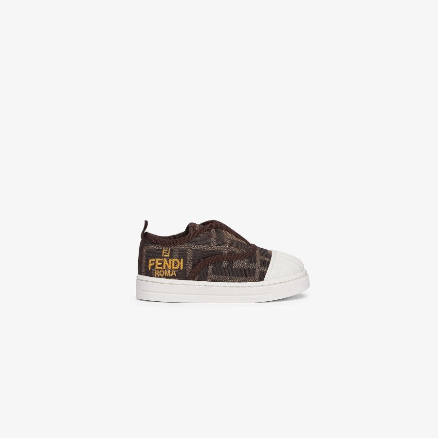 Kids Fendi Shoes | Junior Sneakers Brown