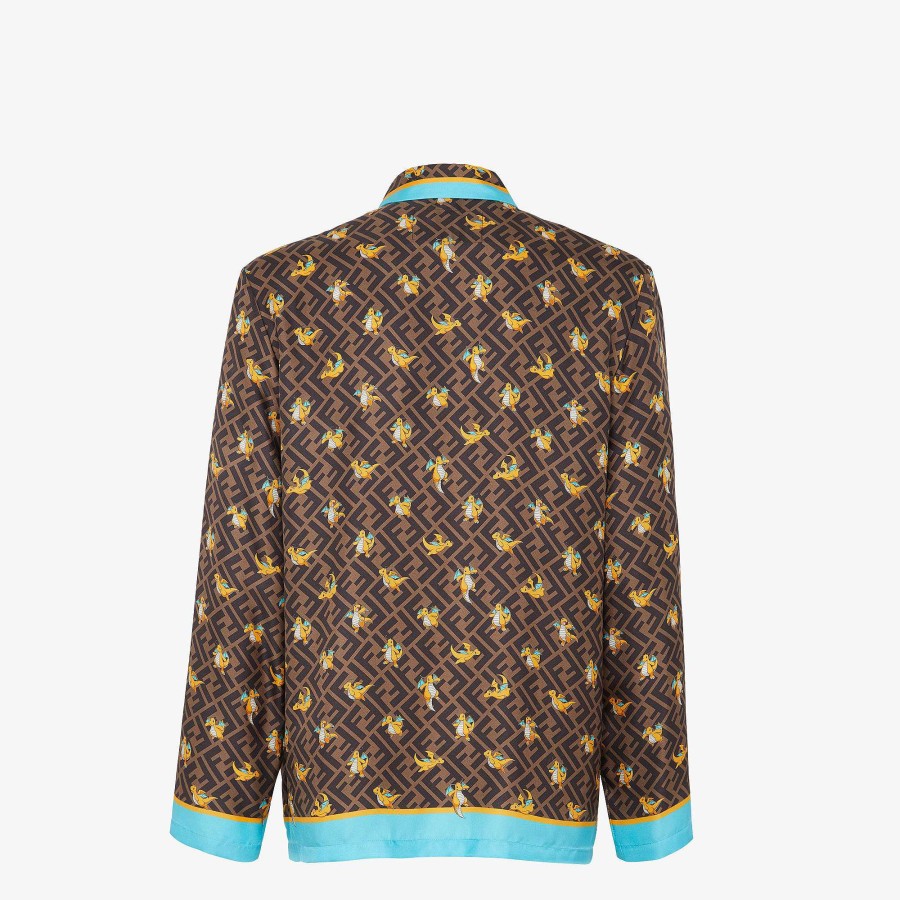 Fendi X Frgmt X Pokemon Fendi | Shirt Brown