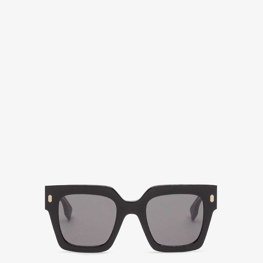 Women Fendi Sunglasses | Fendi Roma Black