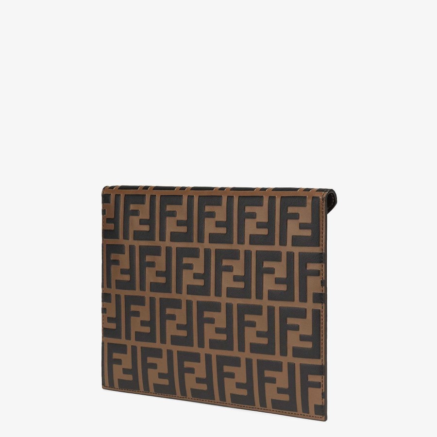 Women Fendi Pouches | Flat Pouch Brown